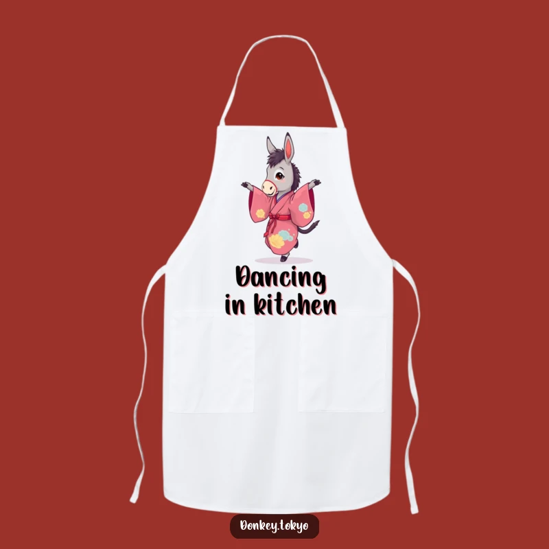 Funny Donkey Pirouette Apron: Dance in the Kitchen, Humorous Gift