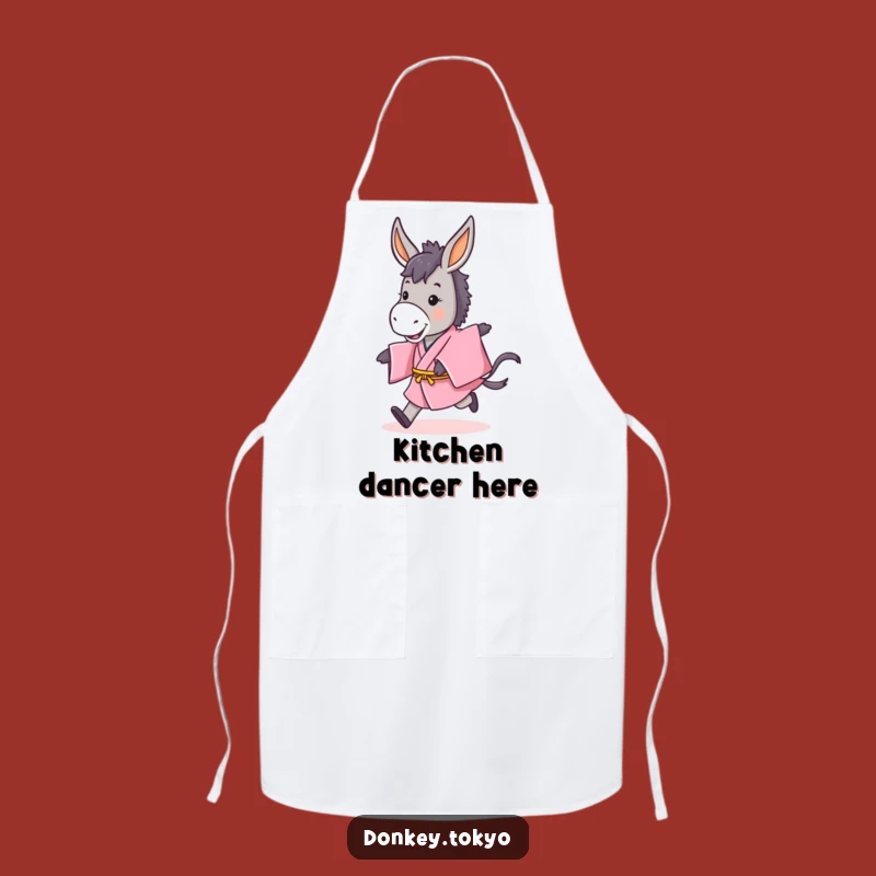 Funny Donkey Kimono Apron: Cook with Playful Spirit and Kimono Style