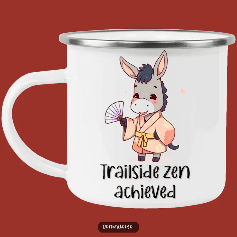 Funny Donkey Kimono Camp Mug: Adventures Fueled by Laughter